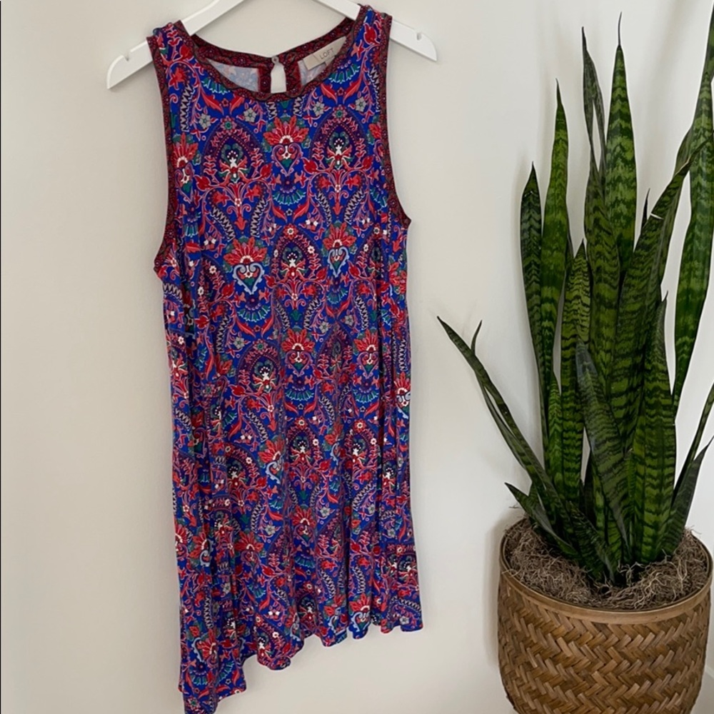 LOFT sleeveless shift dress